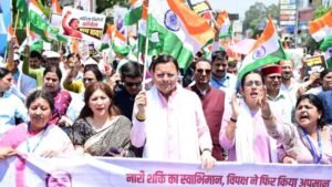 धामी का तीखा प्रहार – राहुल गांधी को बताया ‘दुर्योधन’, अखिलेश यादव को दी ‘दुशासन’ की संज्ञा, “लड़की हूं, लड़ सकती हूं” सिर्फ दिखावा, कांग्रेस की सोच परिवारवाद तक सीमित