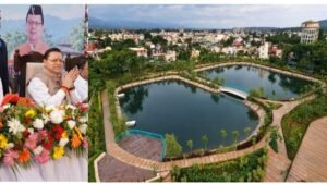 मुख्यमंत्री धामी ने मियांवाला में ₹8.64 करोड़ की लागत से विकसित ‘जल सृष्टि पार्क’ का किया लोकार्पण